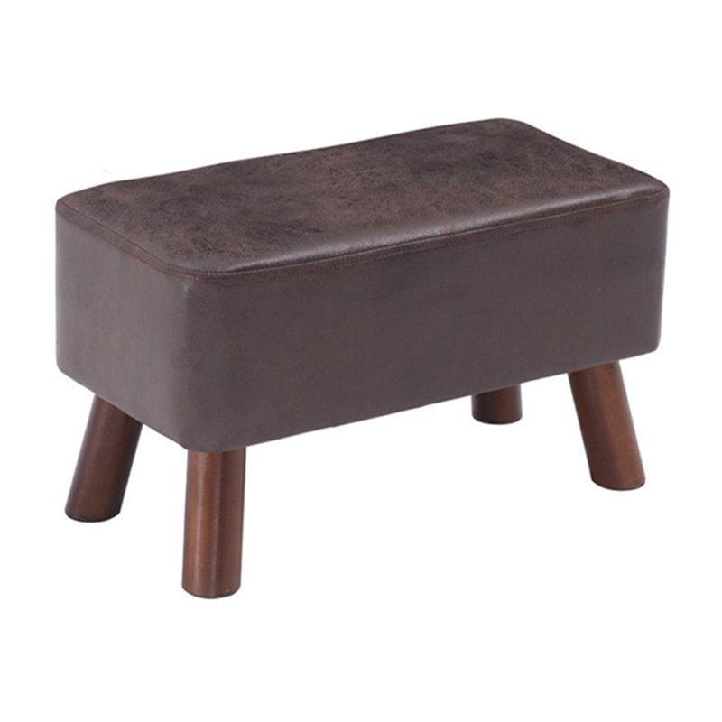 Modern Pure Color Standard Stain Resistant Leather Indoor Standard