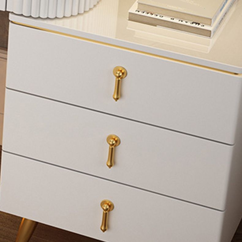 Wooden Makeup Counter Adjustable Mirror Vanity Dressing Table with Drawer