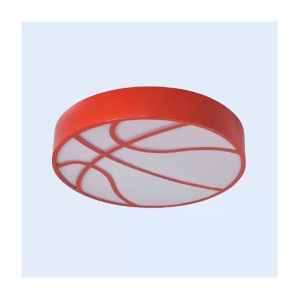 Plafonnier plat en acrylique de dessin animé, plafonnier de basket-ball, pour chambre de bébé, couloir