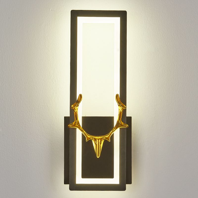 Nordischer Metall Wandleuchte geometrische LED -Wandleuchte für Wohnzimmer