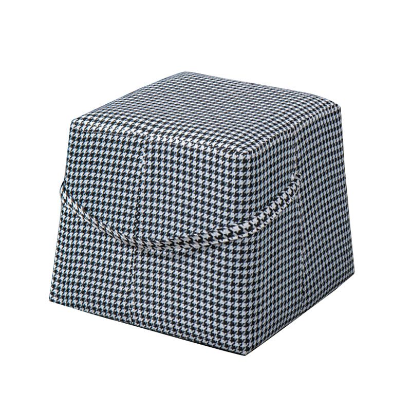 Moden Cotton Pouf Brown Scratch Resistant Pouf for Living Room