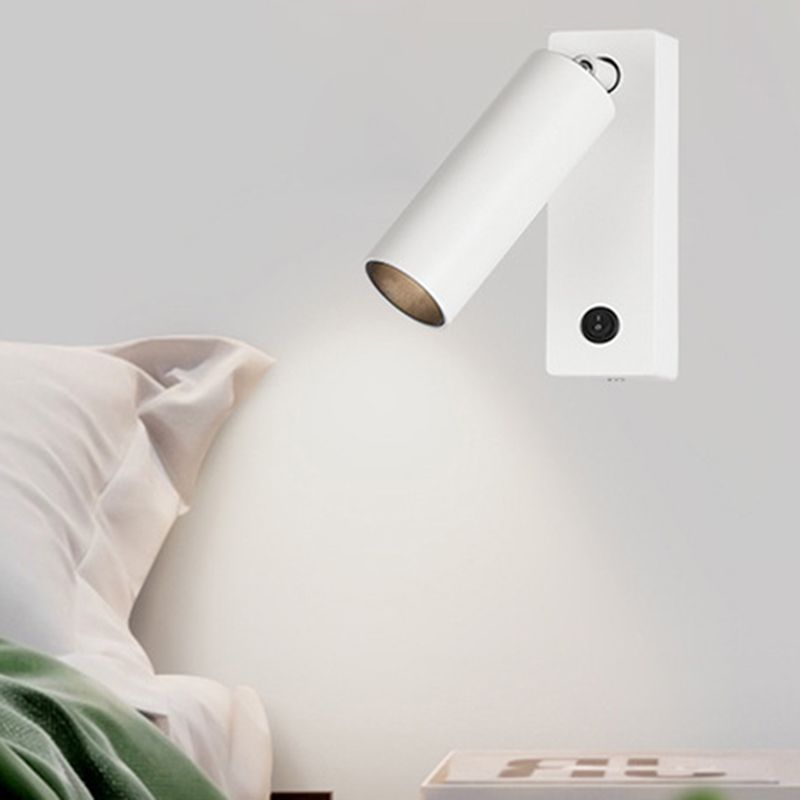 Moderna lampada da parete a parete in alluminio a 1 luce Sfonce a parete regolabile per camera da letto