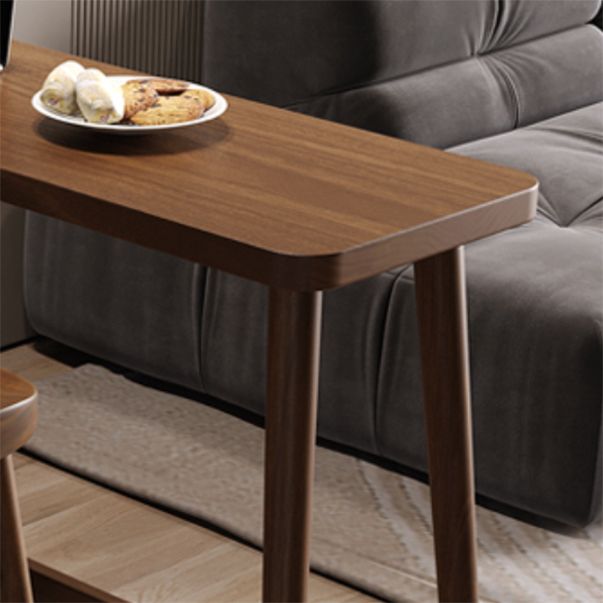 Modern Counter Height Pub Set 1/2/3 Pcs Solid Wood Bar Table and Stools