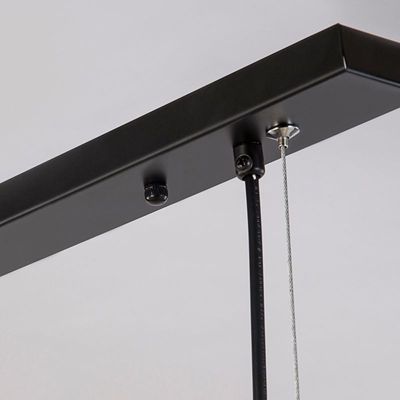 Modern metalen eiland verlichtingsarmaturen