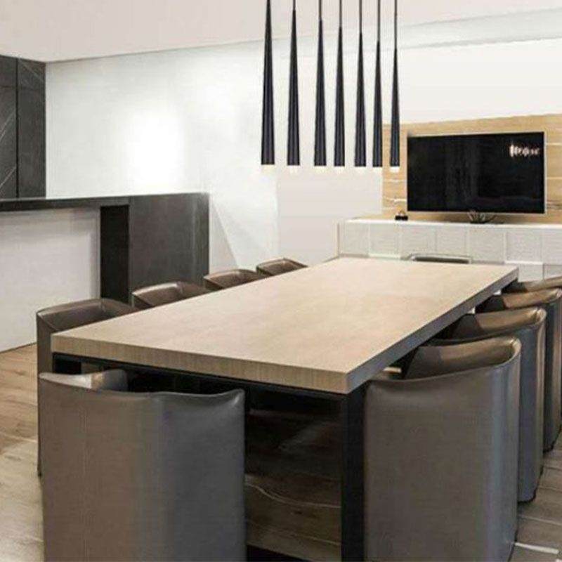 Minimalistische lineare Anhängerbeleuchtung, langes Acrylhängellicht für Wohnzimmer