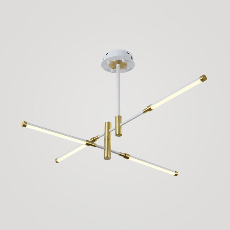 Acrylic Multi-Tier Ceiling Pendant Light Minimalistic LED Chandelier Lighting Fixture