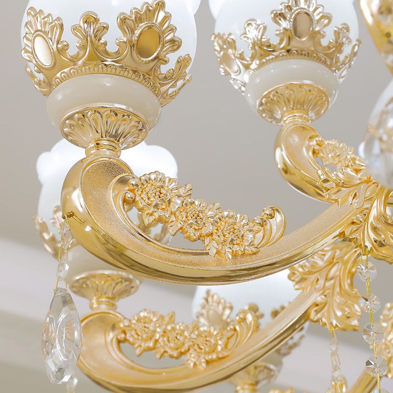 Lumo del lampadario Bud Modernista Modernista Opal Glass Soggio