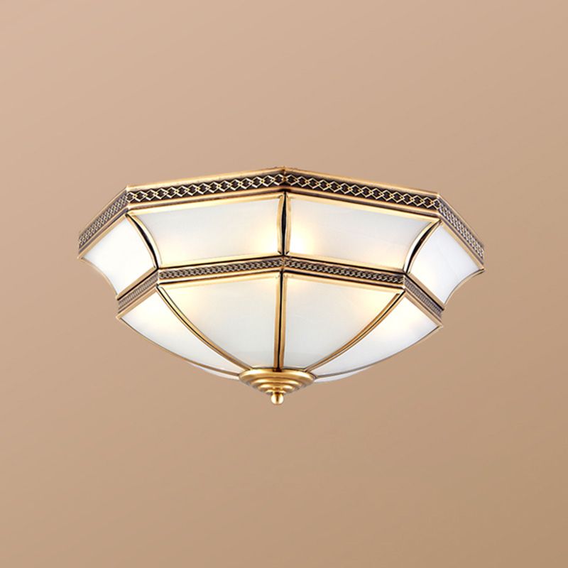 Metal Geometric Flush Mount Lamp Contemporary Style Multi Lights Flush Ceiling Lights
