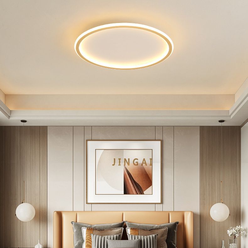 Schlafzimmer LED Flush Deckenleuchten Super-dünne zeitgenössische Flush Mount Licht mit Kreis Form