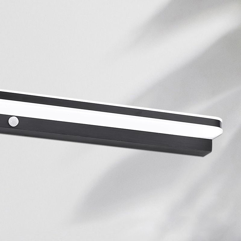 Infrared Sensible Bathroom Vanity Sconce Aluminum Modern LED Wall Light Fixture