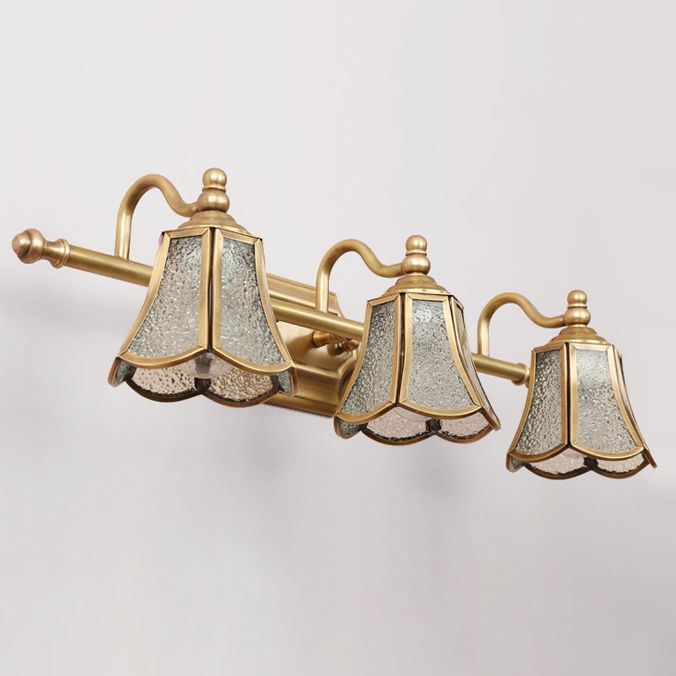 Multi-luz Sombra Sombra Sombra Splique Modern Simple Simple Lighting en latón en latón