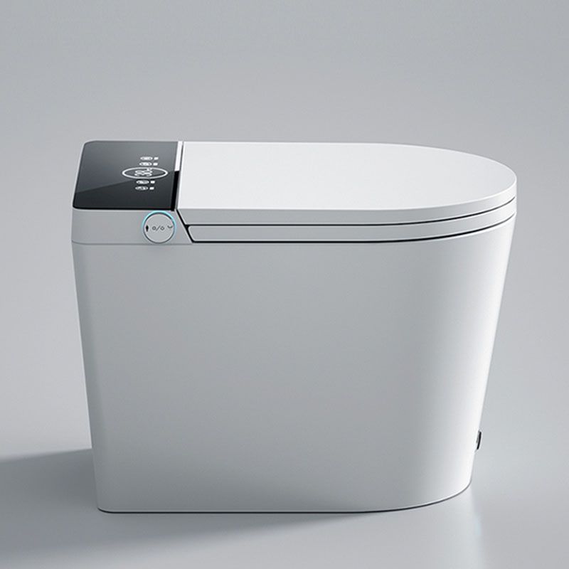 Contemporary 17.5" H Electronic Toilet Elongated Floor Standing Bidet