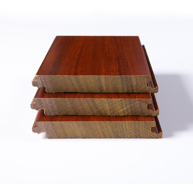 Traditional Plank Flooring Solid Wood Click-Locking Wooden Wall Planks