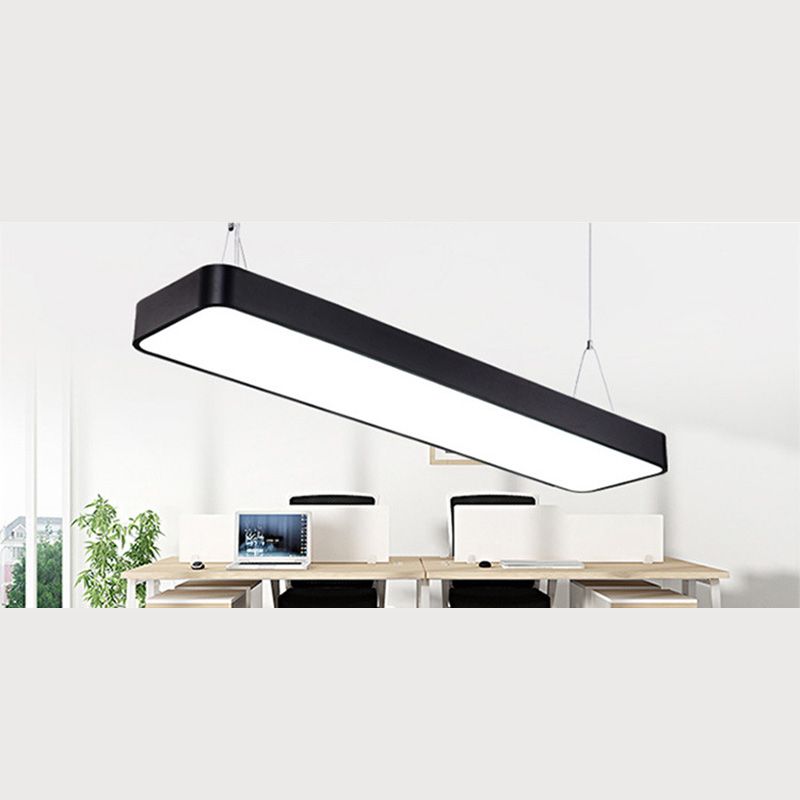 Metal Frame Led Pendent in Modern Style Led Suspended Lights for Office Conference Room