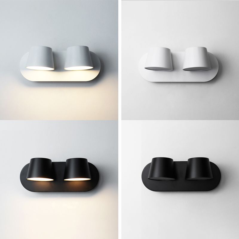 Moderne Kegel Flush Mont Mall Lights Aluminium Wandmontage Leuchte für Schlafzimmer