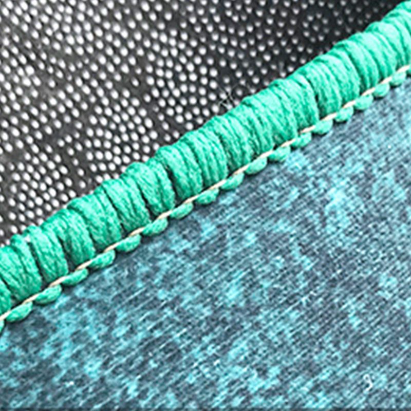 Green Modern Carpet Solid Color Polyester Area Rug Non-Slip Backing Rug for Home Decor