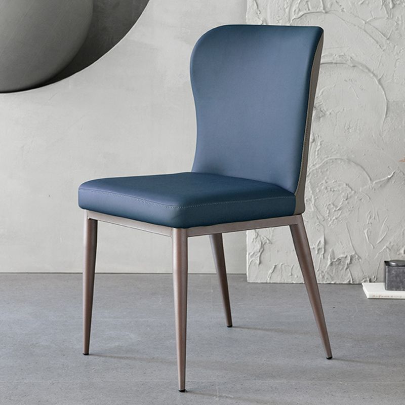 Sedia da pranzo imbottita in stile nordico sedia parsons per uso domestico