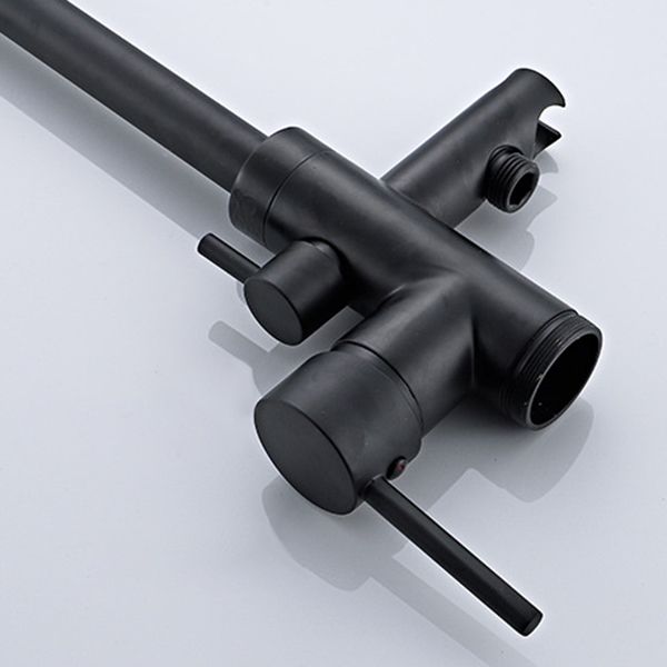 Floor Mounted Freestanding Tub Filler Metal Freestanding Tub Filler Trim with Spray Gun