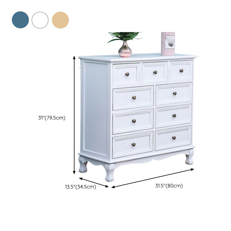 Contemporary Solid Wood Storage Chest Dresser Bedroom Dresser