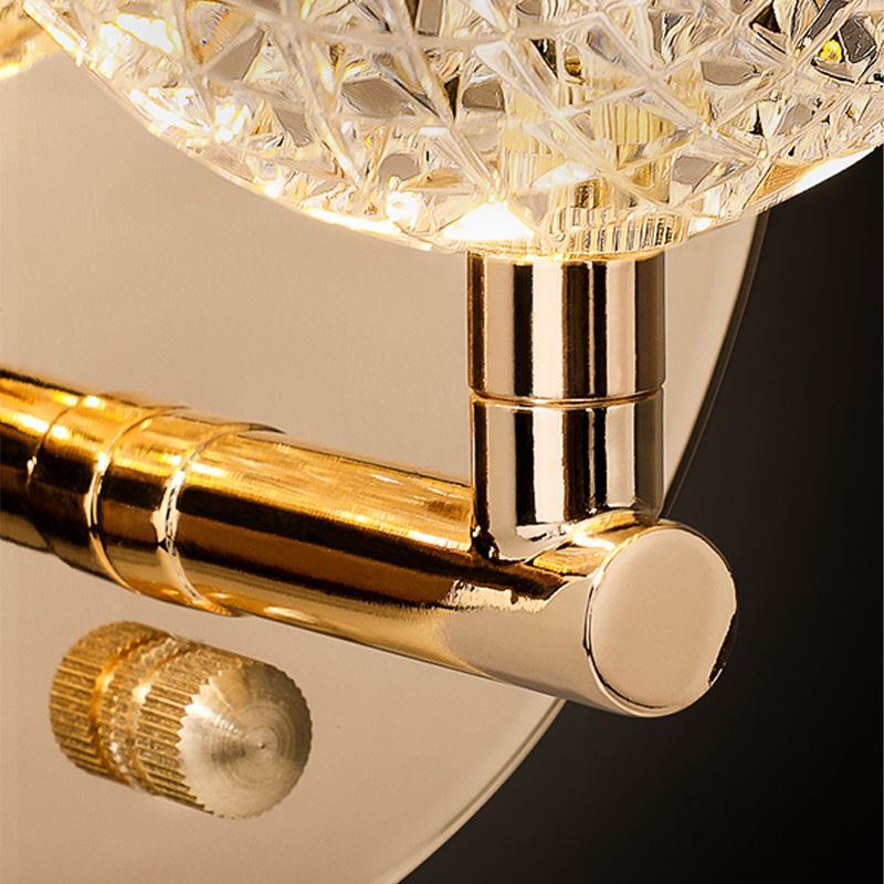 Gold Oval Leuchten Wandleuchte modern