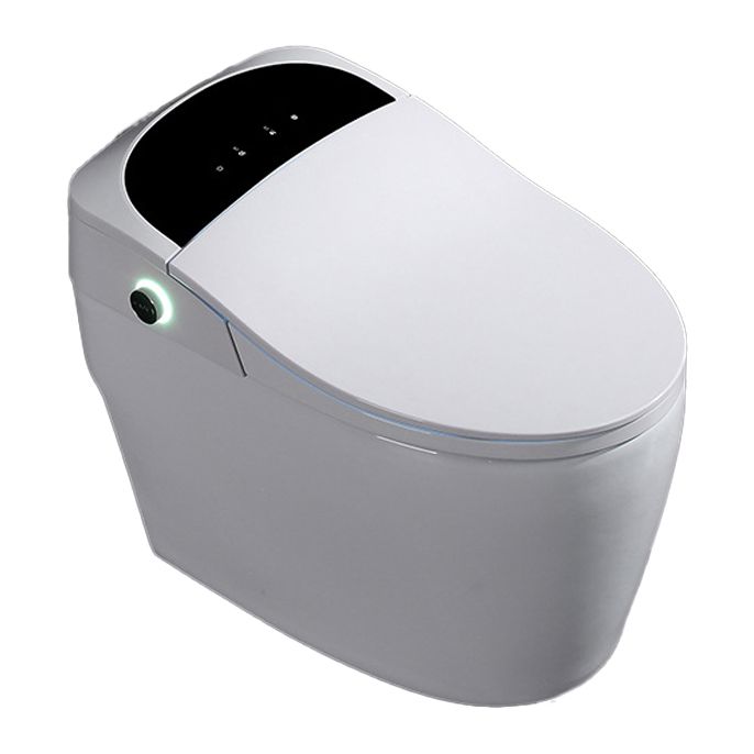 Modern One Piece Toilet Floor Mounted Toilet Bowl with Seat for Washroom