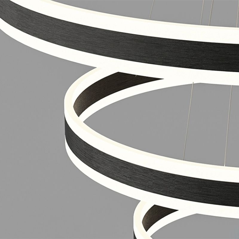 Modern Chandeliers For Dining Room Multiple Rings Chandelier Lighting Fixtures