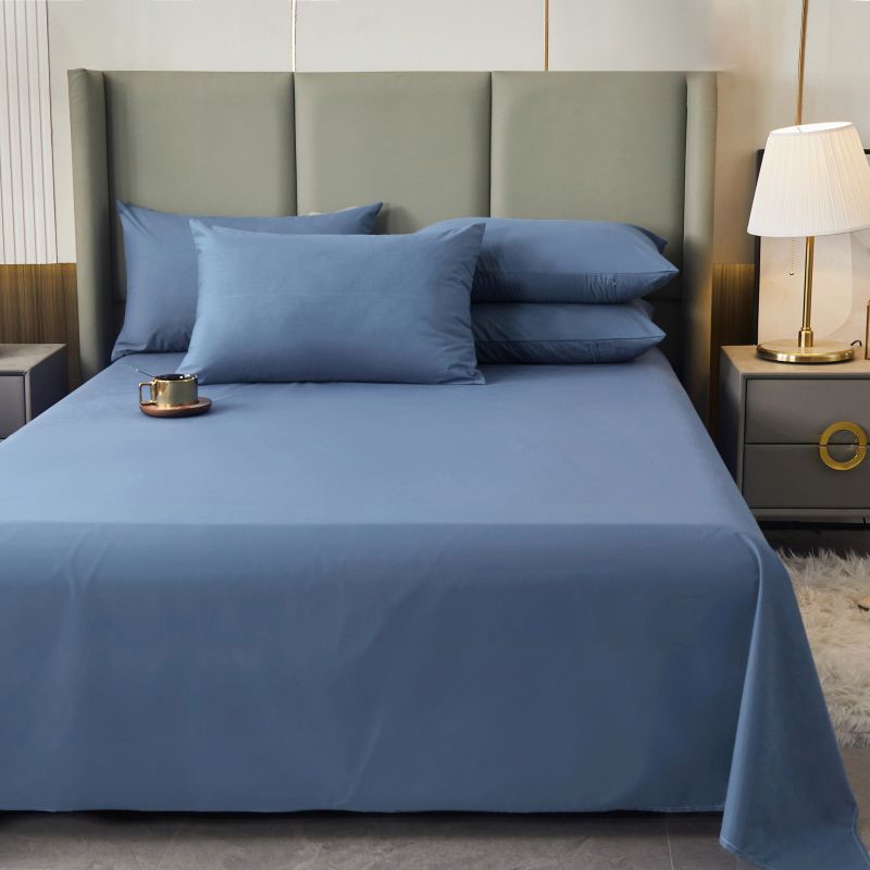 Cotton Bed Sheet Set Modern Elegant Fitted Sheet for Bedroom