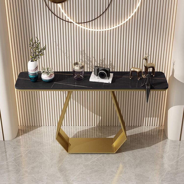 Rectangle Glam Console Accent Table Antique Finish Console Sofa Table