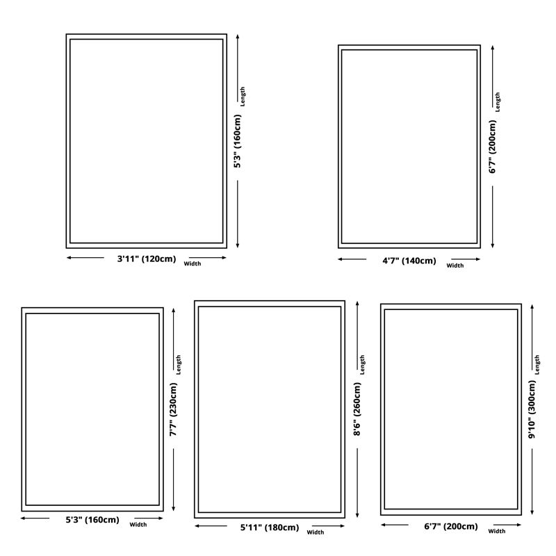 Luxury Houndstooth Print Carpet Polyester Area Rug Non-Slip Backing Indoor Carpet for Living Room