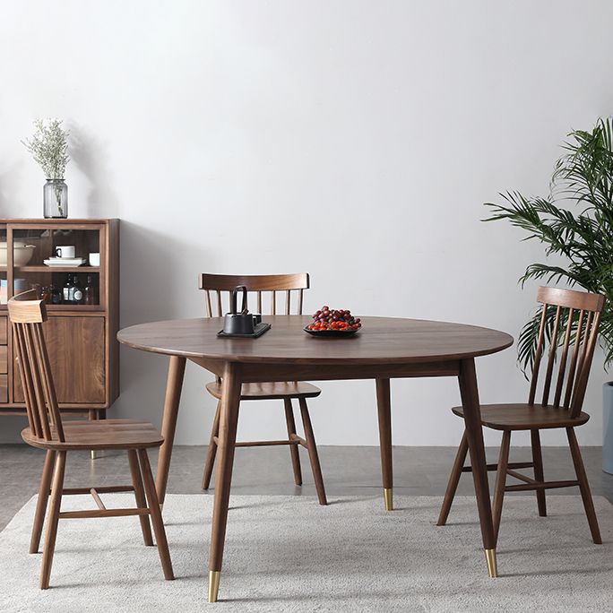 Mesa de comedor de 4 pies de 4 pies Mesa de madera sólida de estilo moderno para interiores
