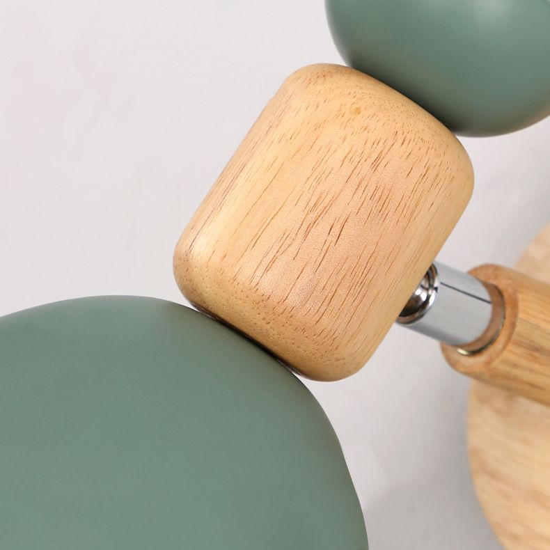 Geometrische Metallwandleuchten moderne nordische Macarons Einlichtwandmontiertes Licht