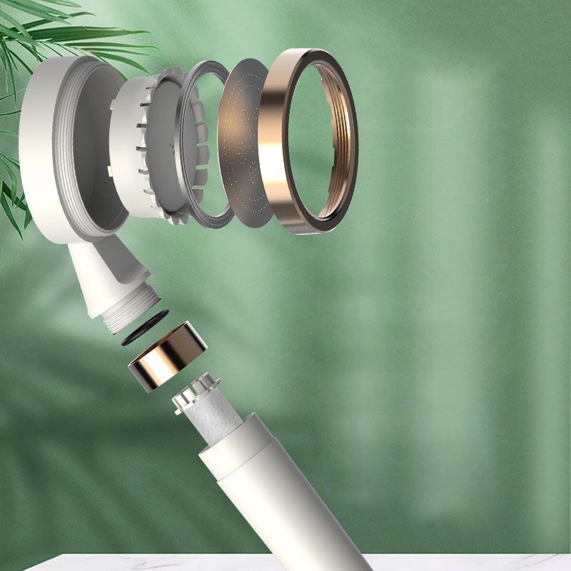 Contemporary Shower Head Round Shower Head with Water Filtration