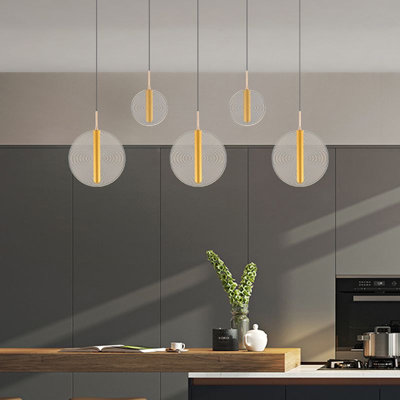 Unique Shape Island Lights Modern Style Metal Pendant Light Fixtures