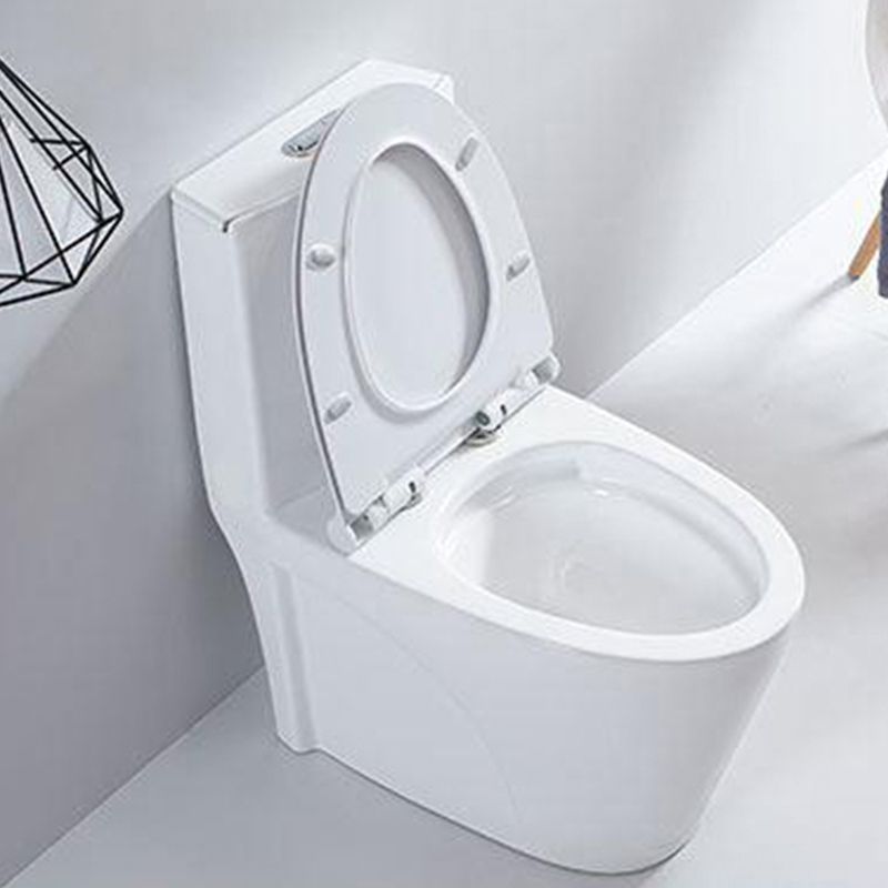 Contemporary White Ceramic Toilet Bowl Floor Mount Urine Toilet for Washroom