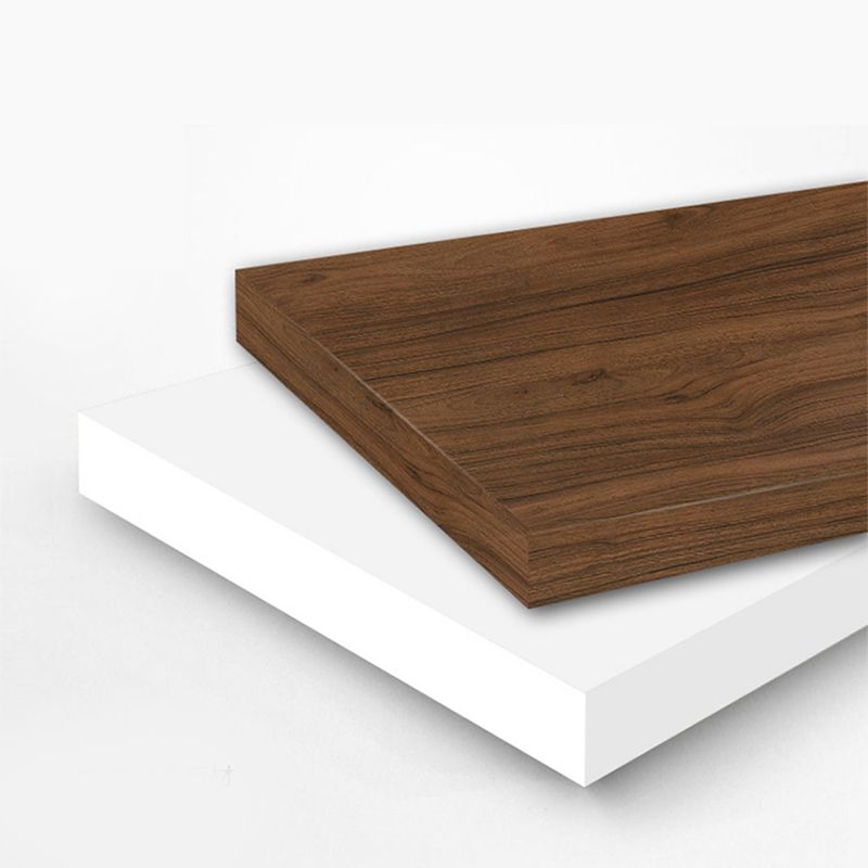 Modern Panel Wood Standard Bed with Rectangular Headboard for Bedroom