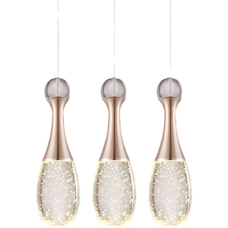 Minimalist Style Teardrop Cluster Anhänger Licht, Metall Multi -Anhänger Deckenleuchte