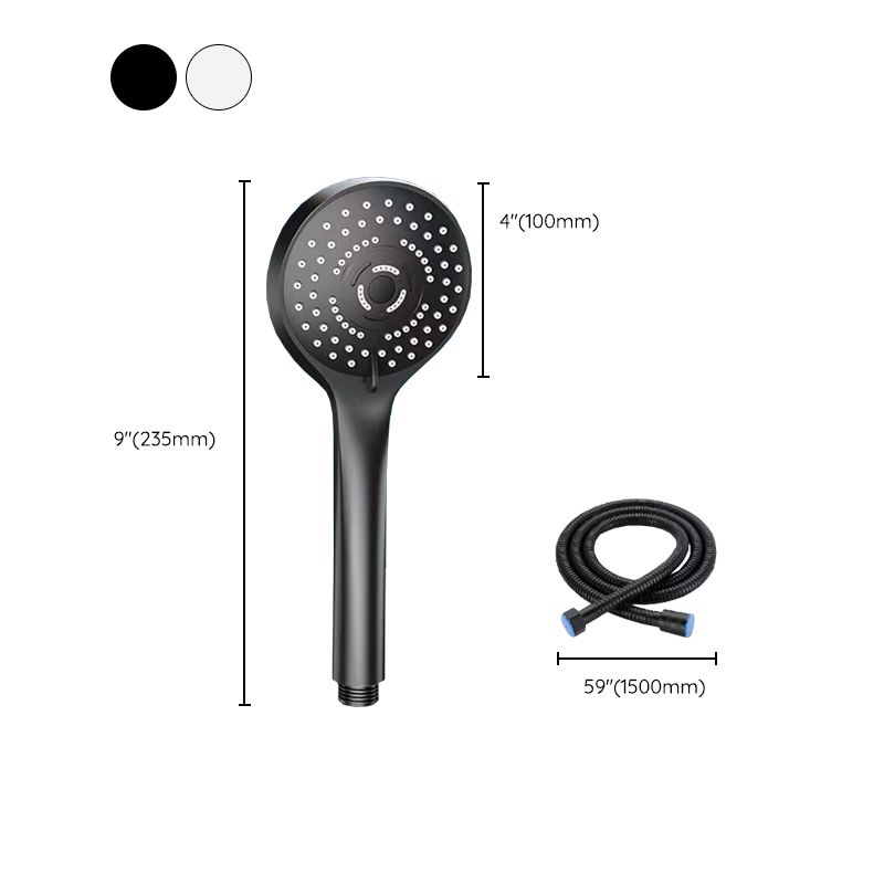 Plastic Handheld Shower Head Bathroom Shower Head with Adjustable Water Flow