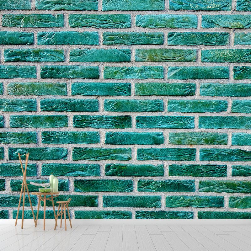 Industry Style Brick Wall Decor Sitting Room Mural Wallpaper, Custom-Made