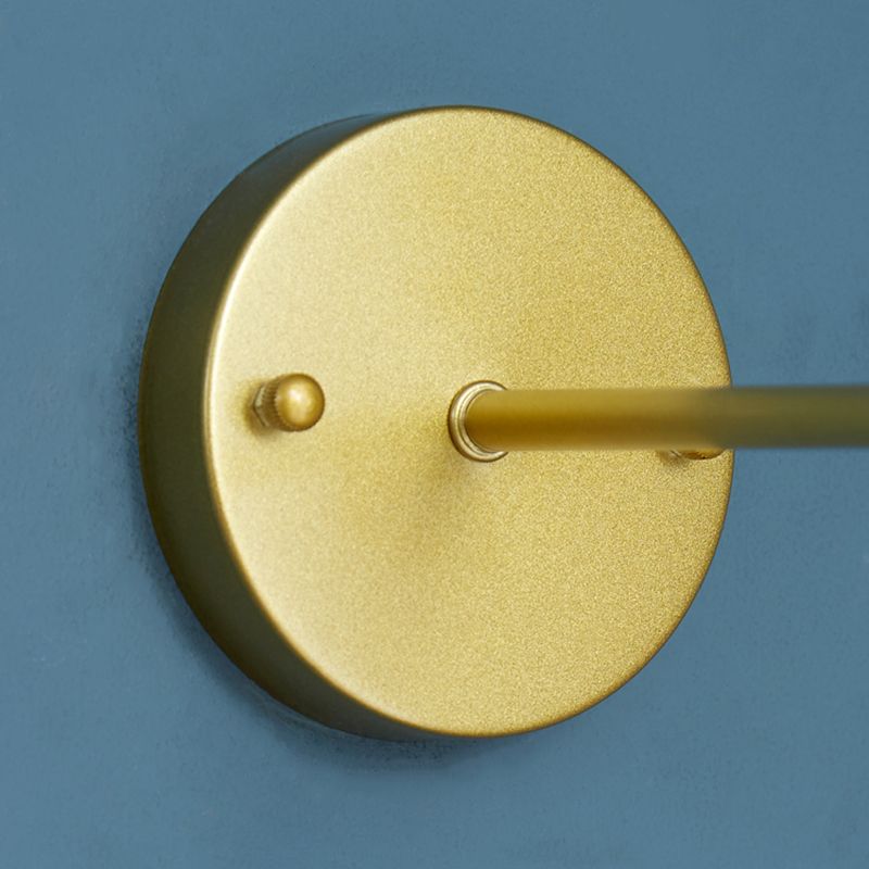 1-Light Contemporary Crystal Wall Sconce Armed Wall Light Lamp for Bedroom