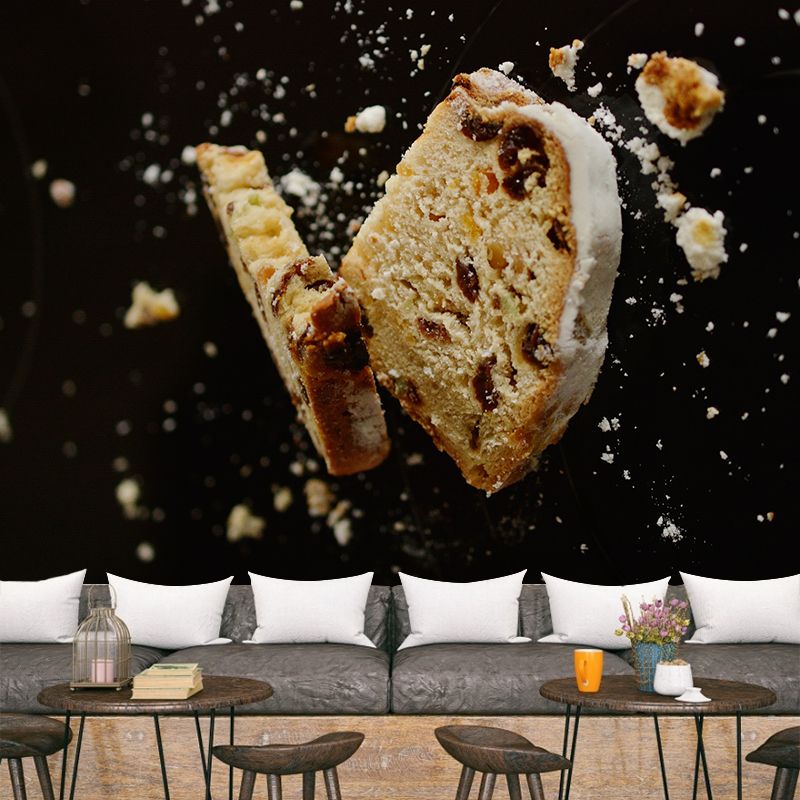 Delicious Bread Waterproof Wall Covering for Dessert Shop Baking Shop Wall Decor