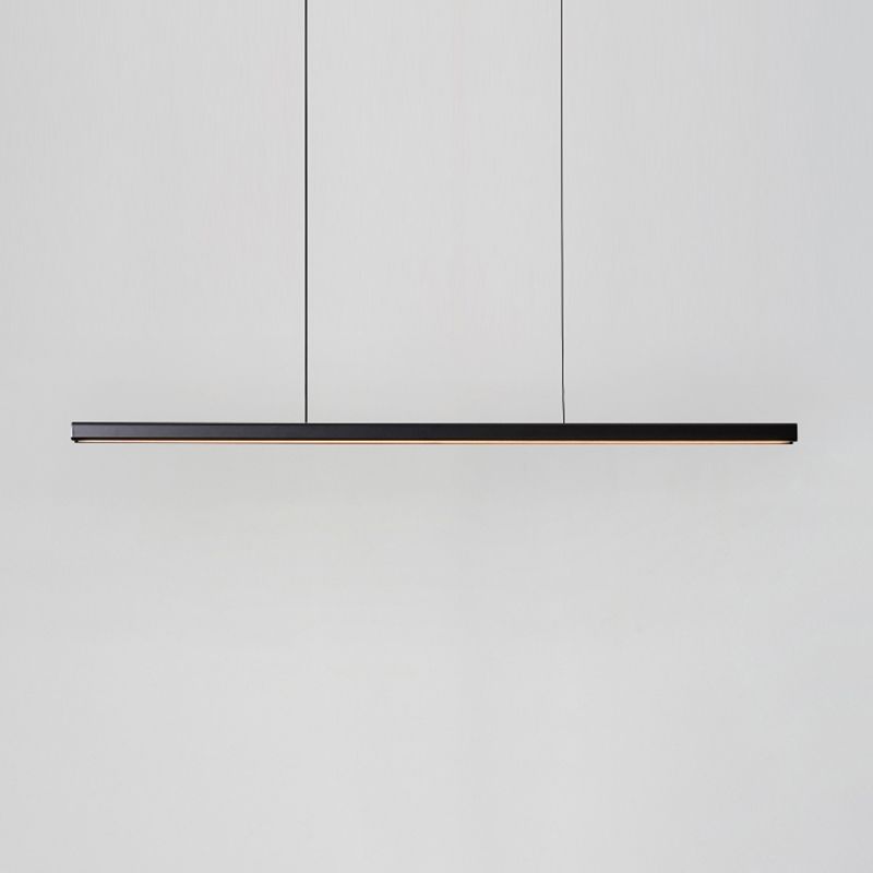 Nordic Modern Island Light LED Long Linear Pendant Lamp pour salle à manger