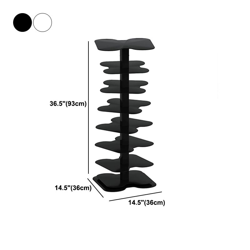 Metal Bookcase Minimalist Style Free Form Shelf for Study Room