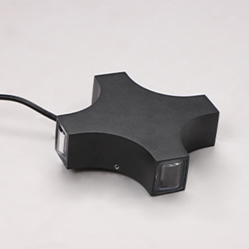 Viga en forma de X lámpara de pared LED creativa estilo accesorio de iluminación contemporánea para interiores y exteriores