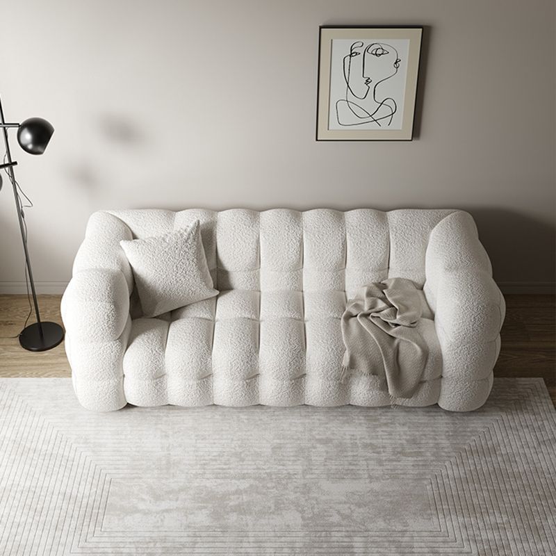 Contemporary Tuxedo Arm Sofa Tight Back Standard Sofa for Living Room