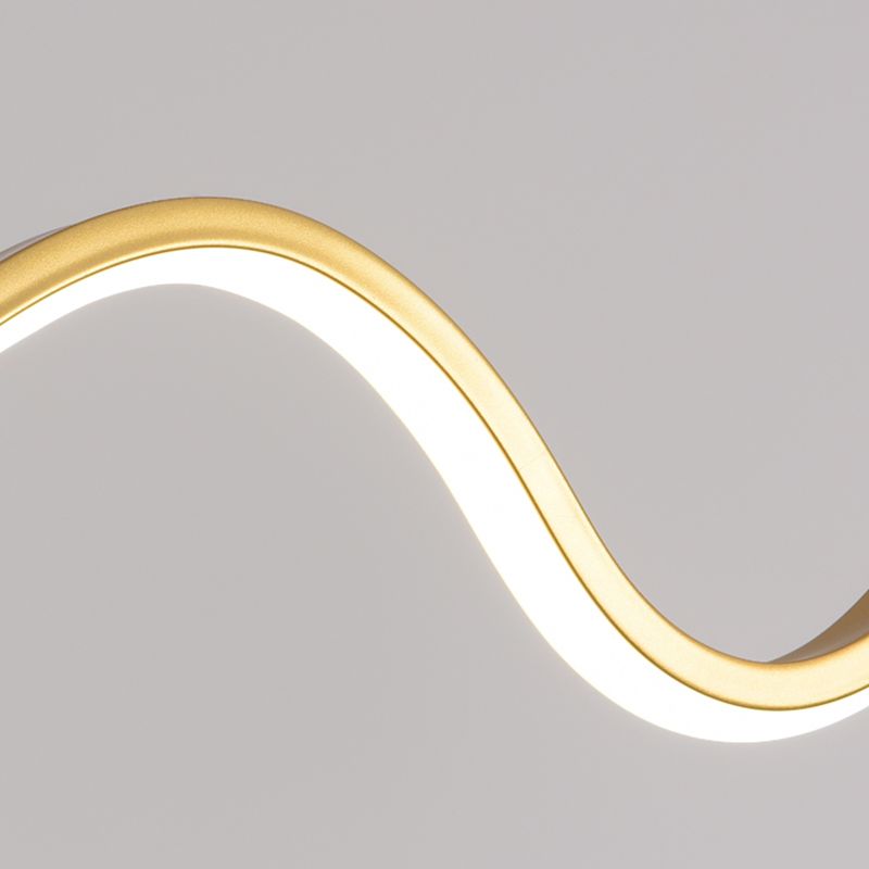 2-Lights Black/Golden/White Island Lighting Modern Statement Ceiling Light for Dining Room
