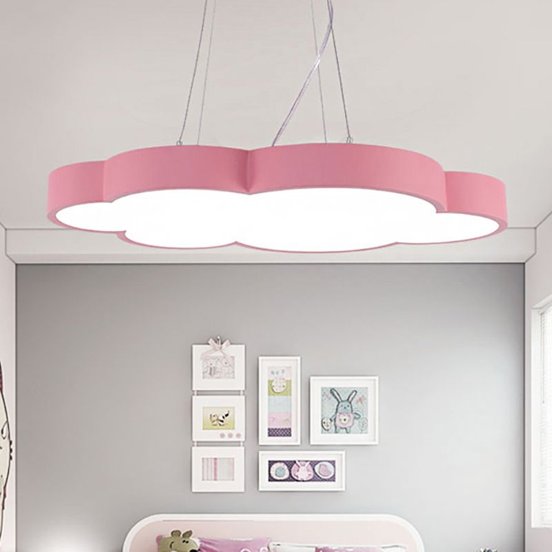 Floating Cloud Hanging Light Nordic Style Acrylic Pendant Light for Dining Room