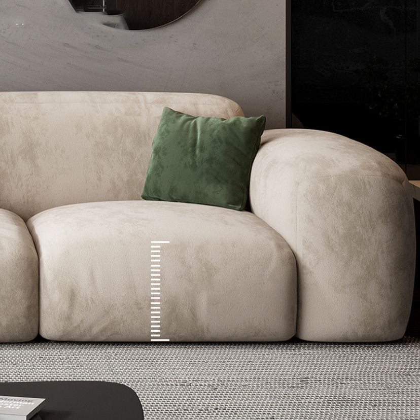 Tropical Settee Living Room Gray Cushions Standard Square Arm Seating