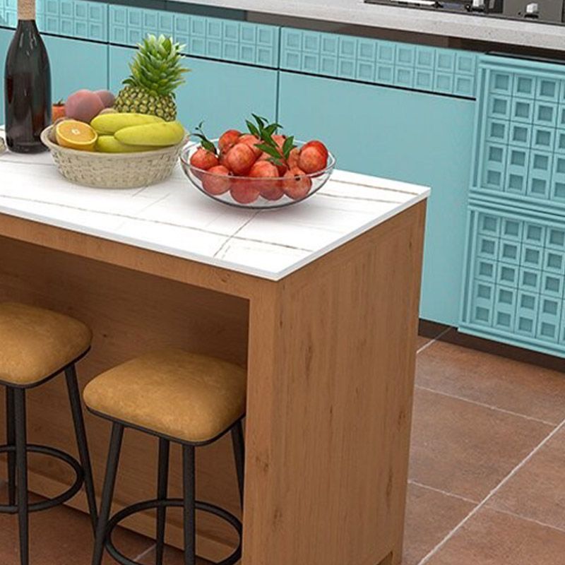 Modern Kitchen Island Table Dining Room Prep Table with Drawer