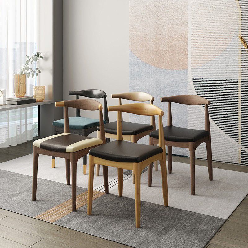 Entryway Dining Chairs Armless Wooden Dining Room Chairs for Kitchen