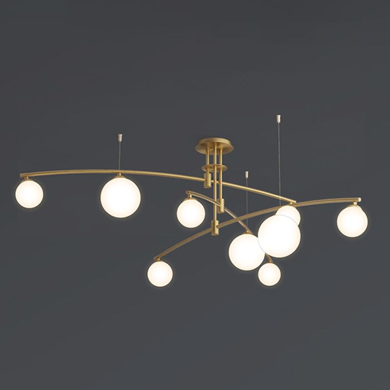 2 colori moderni opzionali per sala da pranzo a sospensione a sospensione in ottone